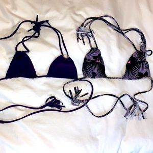 Acacia Lot 2 bikini tops